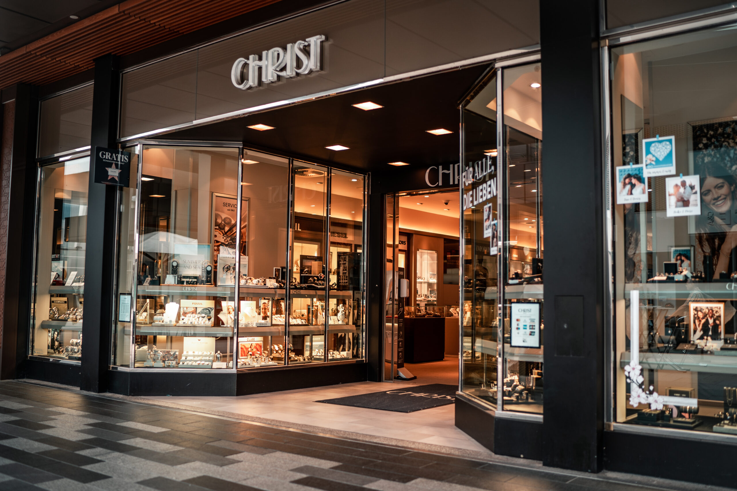 Ladenlokal von Christ